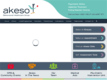 Tablet Screenshot of akeso.co.za